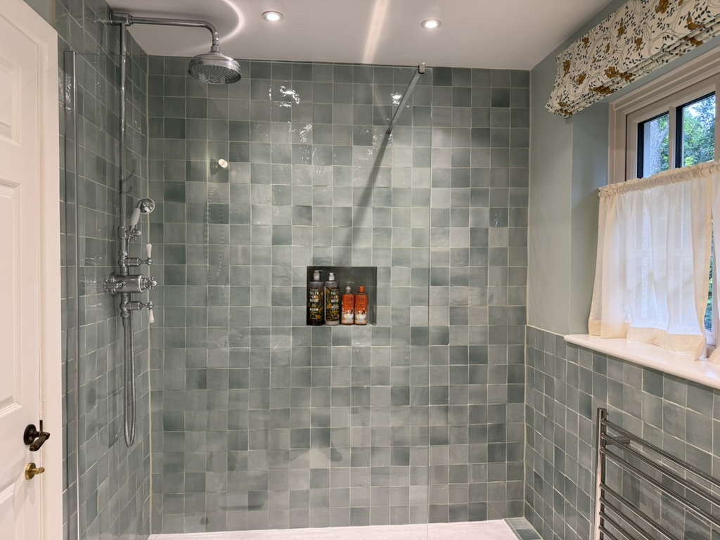 Hill End Shower Room Conversion - Complete Installation          -          Professional          plumbing          work          by          Rosebourne          Plumbing