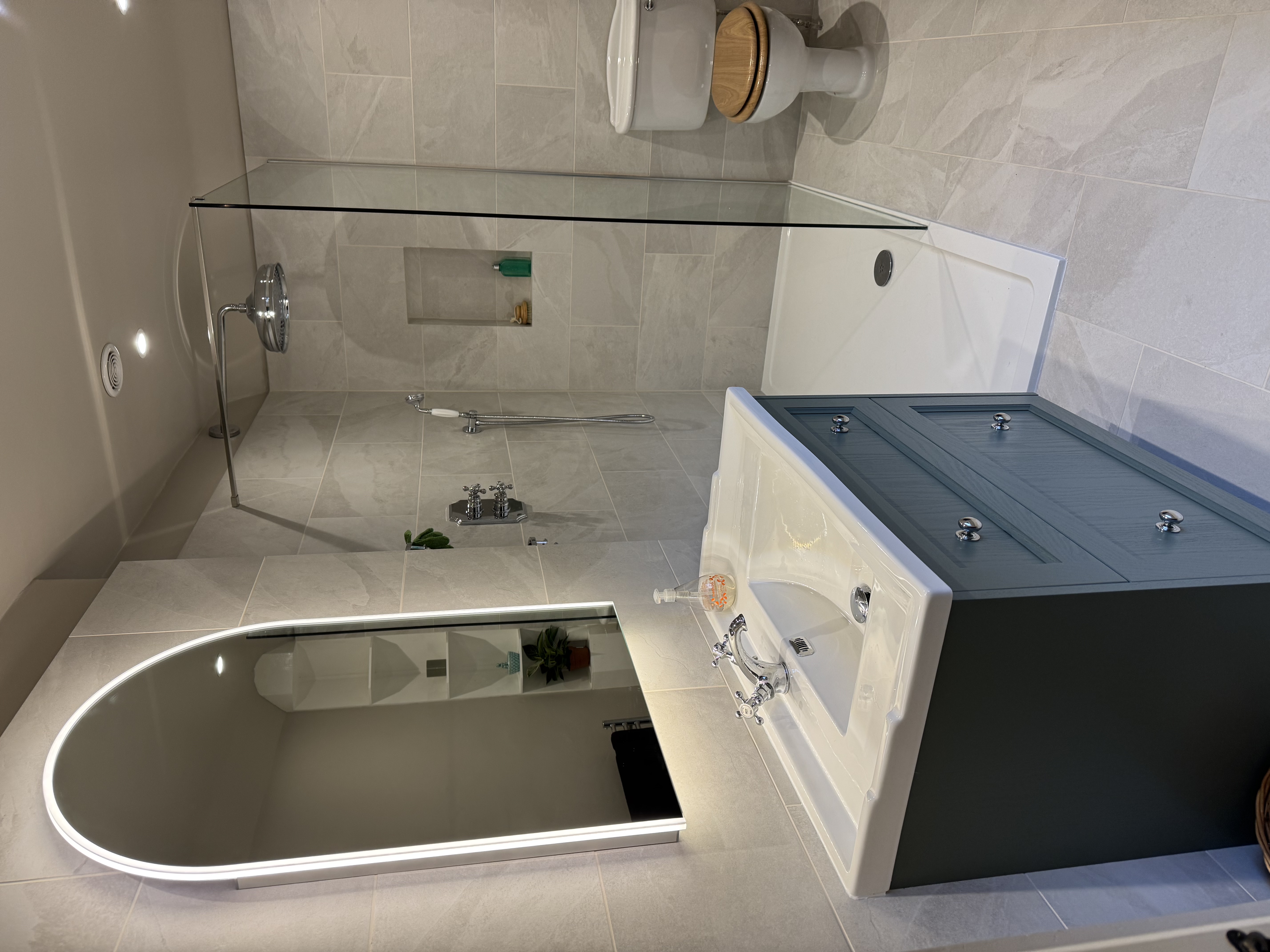 Luxury Bathroom Completion          -          Professional          plumbing          work          by          Rosebourne          Plumbing
