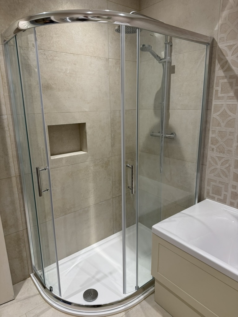 South Down Farm Modern Tiling Design          -          Professional          plumbing          work          by          Rosebourne          Plumbing