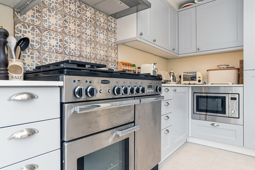 Transitional Kitchen Complete - Ashbury Road, Battersea          -          Professional          plumbing          work          by          Rosebourne          Plumbing
