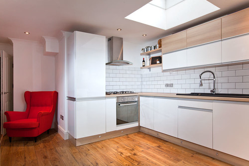 Modern Kitchen - Craster Road, Brixton          -          Professional          plumbing          work          by          Rosebourne          Plumbing