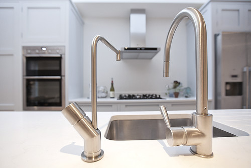 Contemporary Kitchen Complete - Edenvale Road, Sands End, Fulham          -          Professional          plumbing          work          by          Rosebourne          Plumbing