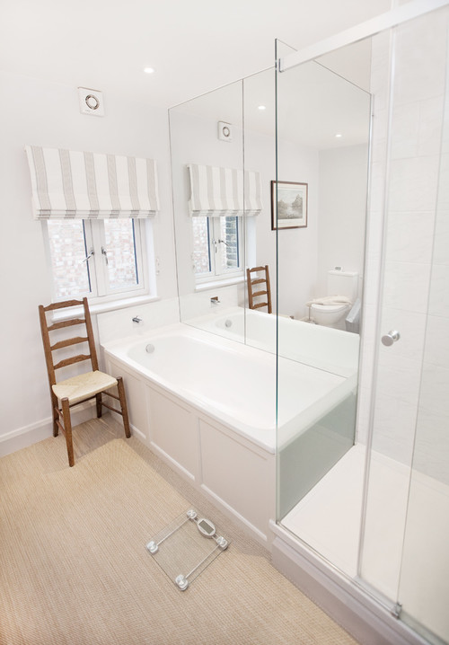 Contemporary Bathroom Detail - Imperial Square, Fulham          -          Professional          plumbing          work          by          Rosebourne          Plumbing