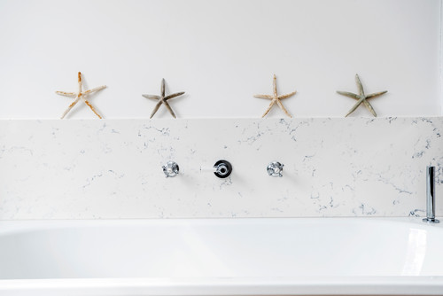 Coastal Bathroom Detail - Queensdale Road, Notting Hill          -          Professional          plumbing          work          by          Rosebourne          Plumbing