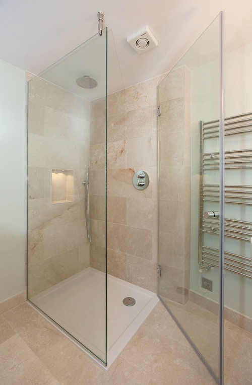 Contemporary Bathroom - Westbourne Park Road, Notting Hill          -          Professional          plumbing          work          by          Rosebourne          Plumbing