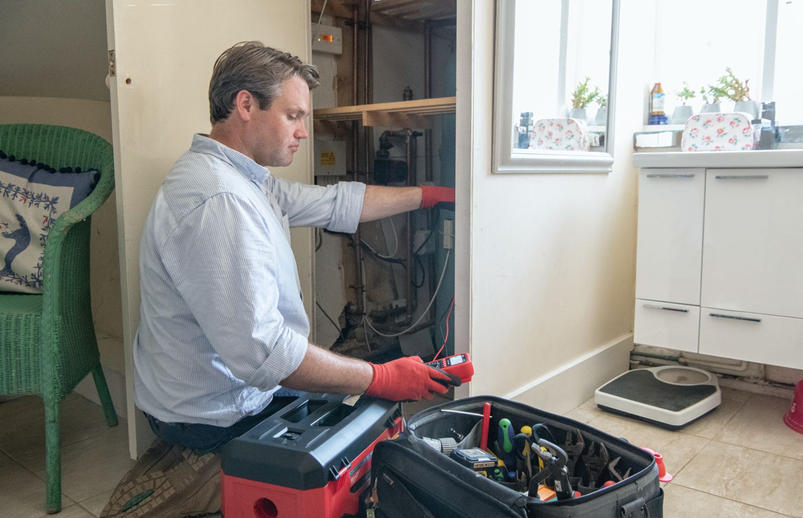 Professional hot water system installation in Hampshire by Rosebourne Plumbing