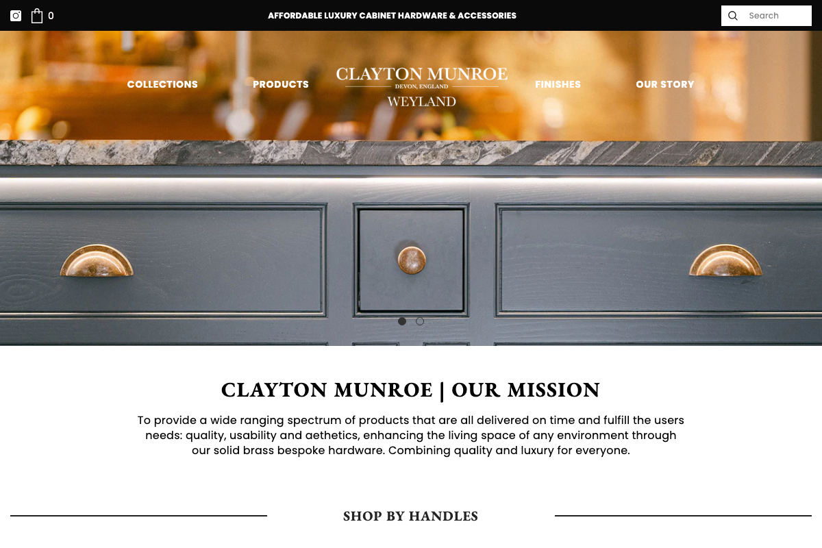 Clayton Munroe website screenshot